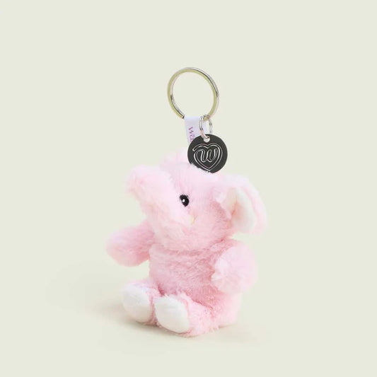 Pink Elephant Keyring Warmies