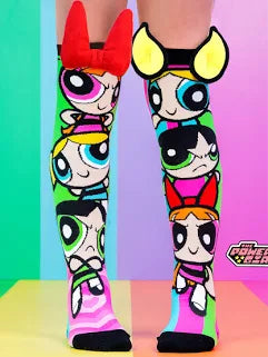 Madmia Powderpuff Girls Socks-270 Accessories- Simply Simpson's Boutique is a Women's Online Fashion Boutique Located in Jupiter, Florida