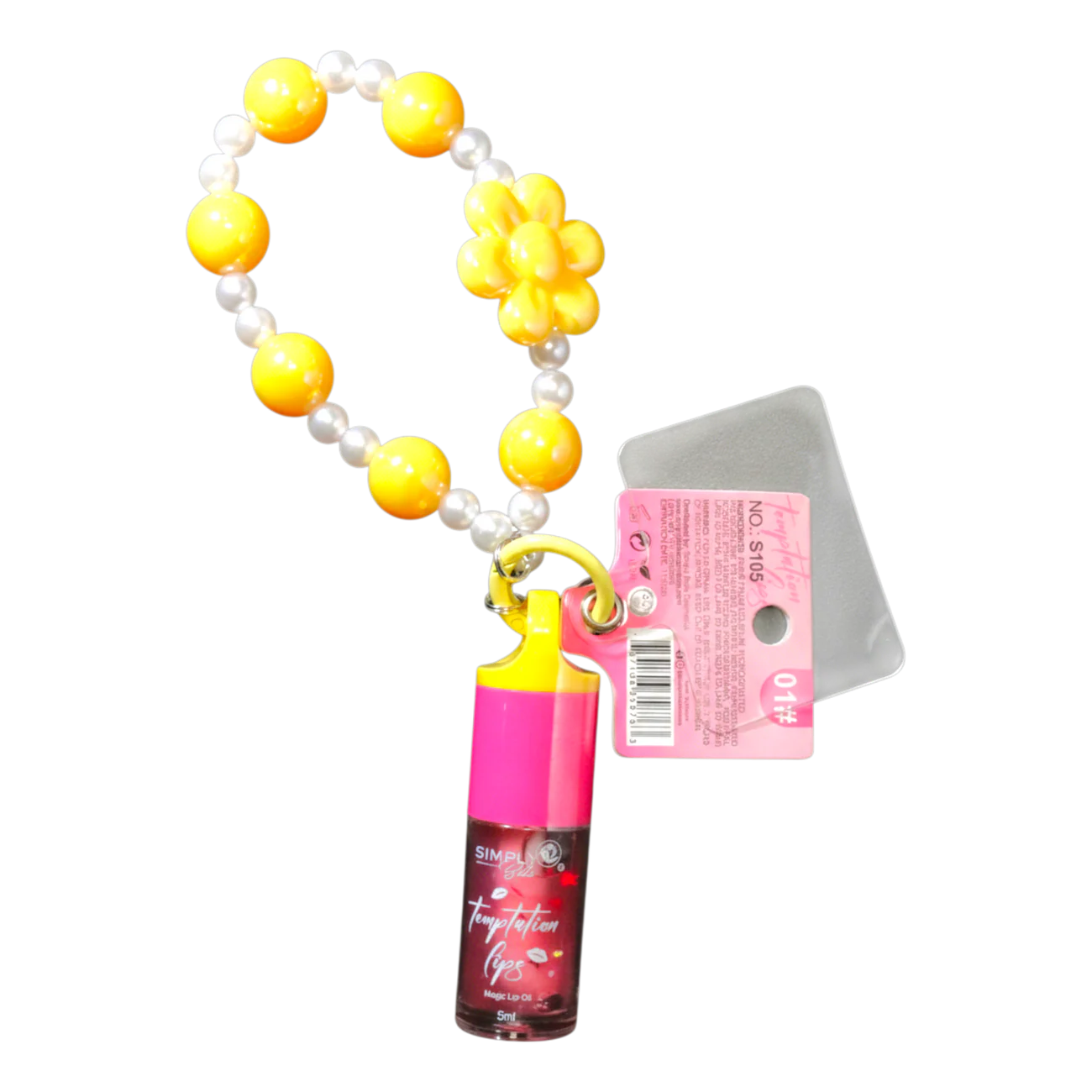 Temptation Lips – Magic Lip Oil with Beaded Bracelet-300 Bath/Beauty- Simply Simpson's Boutique is a Women's Online Fashion Boutique Located in Jupiter, Florida