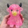 Highland Cow Glitter Squish Toy-290 Home/Gift- Simply Simpson's Boutique is a Women's Online Fashion Boutique Located in Jupiter, Florida