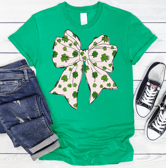 Lucky Bow-Graphic Tee- Simply Simpson's Boutique is a Women's Online Fashion Boutique Located in Jupiter, Florida