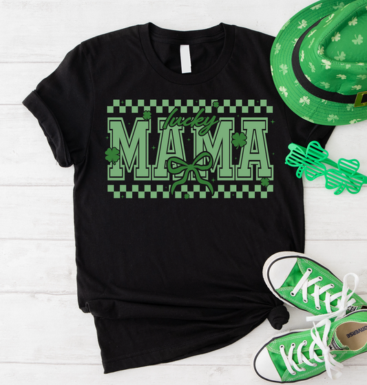 Lucky Mama-Graphic Tee- Simply Simpson's Boutique is a Women's Online Fashion Boutique Located in Jupiter, Florida