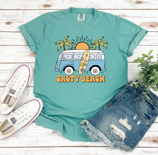 Salty Beach-Graphic Tee- Simply Simpson's Boutique is a Women's Online Fashion Boutique Located in Jupiter, Florida