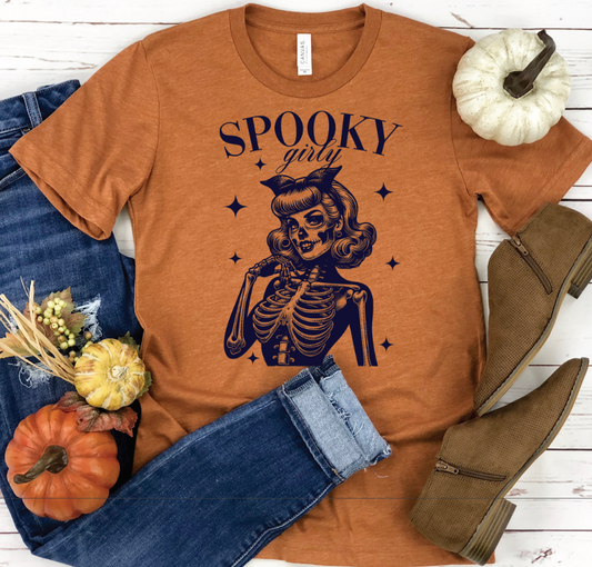Spooky Girly-Graphic Tee- Simply Simpson's Boutique is a Women's Online Fashion Boutique Located in Jupiter, Florida