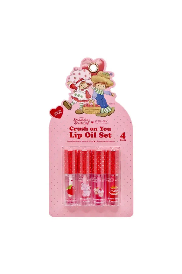Strawberry Shortcake Crush on You Lip oil Set-300 Bath/Beauty- Simply Simpson's Boutique is a Women's Online Fashion Boutique Located in Jupiter, Florida