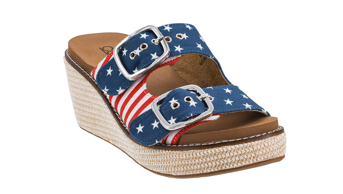 Corky's Yeah Okay Americana-260 Shoes- Simply Simpson's Boutique is a Women's Online Fashion Boutique Located in Jupiter, Florida