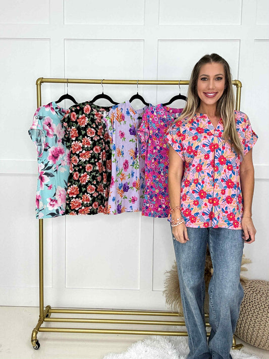 Dear Scarlett Short Sleeve Bestie Lizzy’s-100 Short Sleeves- Simply Simpson's Boutique is a Women's Online Fashion Boutique Located in Jupiter, Florida
