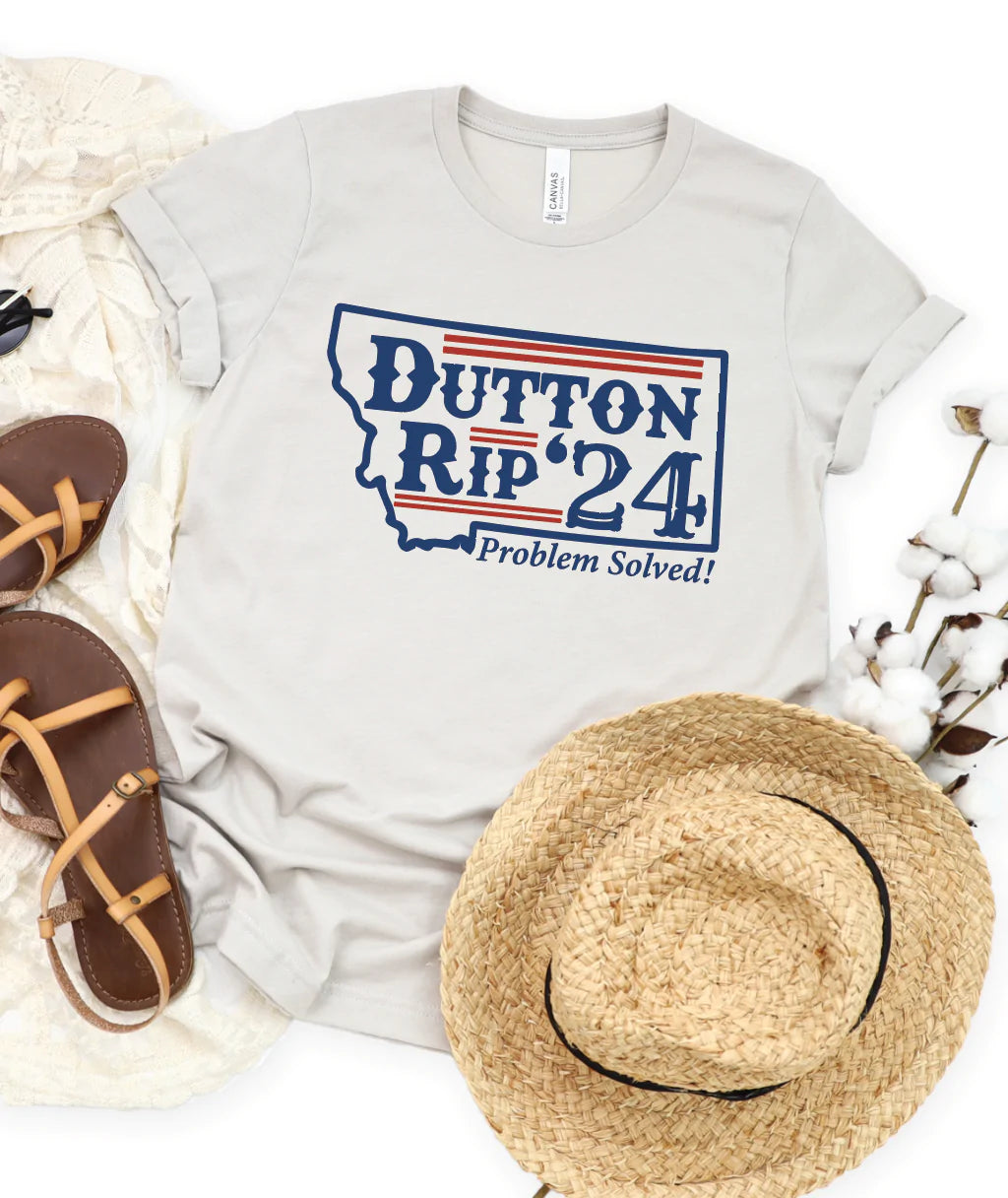 Dutton/Rip 2024 Graphic Tee-Graphic Tee- Simply Simpson's Boutique is a Women's Online Fashion Boutique Located in Jupiter, Florida