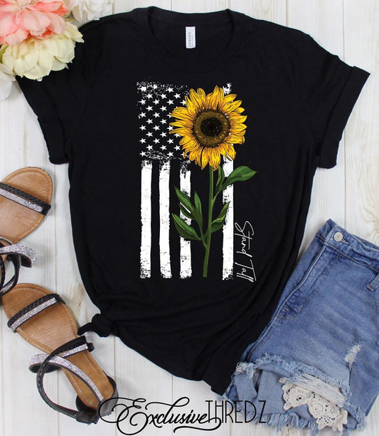 Stand Tall America Graphic Tee-Graphic Tee- Simply Simpson's Boutique is a Women's Online Fashion Boutique Located in Jupiter, Florida