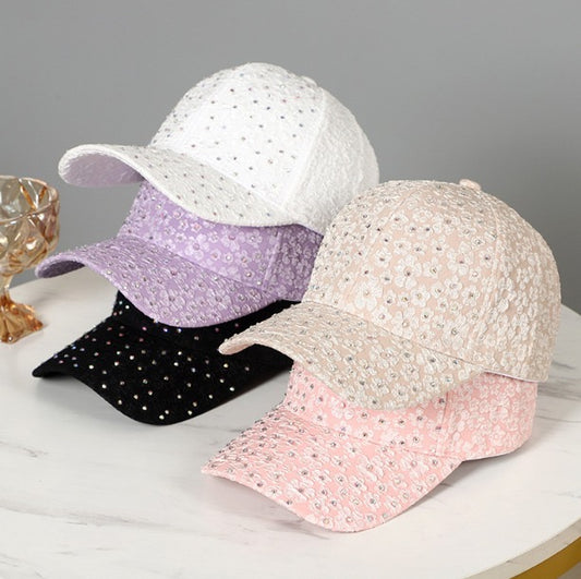 Embellished Flower Hats-270 Accessories- Simply Simpson's Boutique is a Women's Online Fashion Boutique Located in Jupiter, Florida
