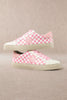Baby Pink Checkmate Superstar Sneakers