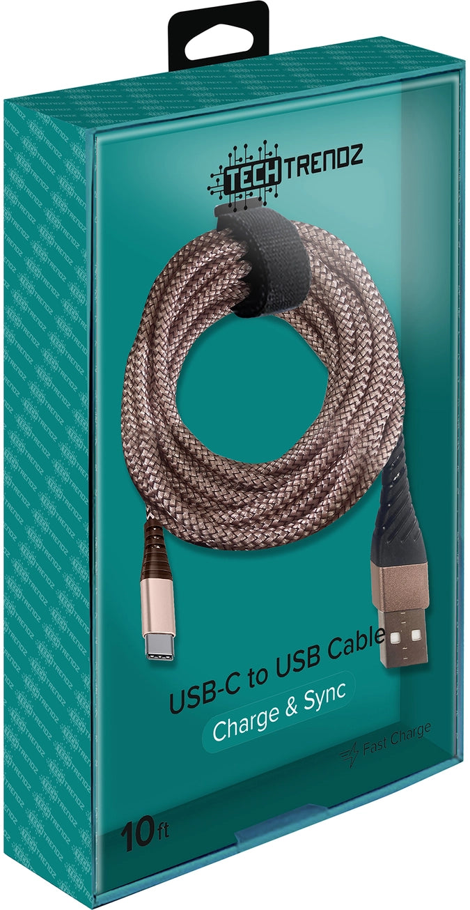 10ft Type C Fast Charging Cable