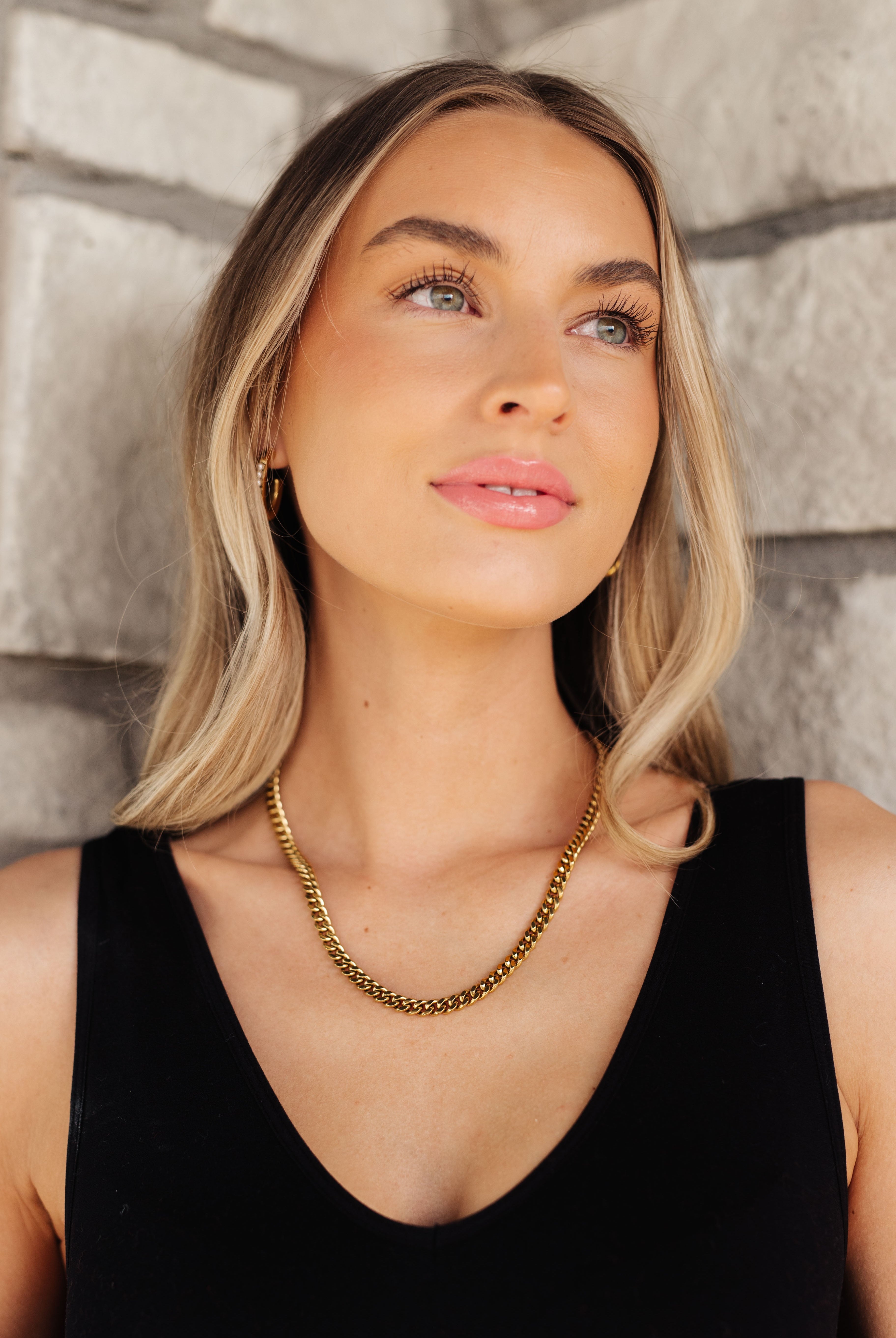 Chain Reaction Gold Plated Choker-Accessories- Simply Simpson's Boutique is a Women's Online Fashion Boutique Located in Jupiter, Florida