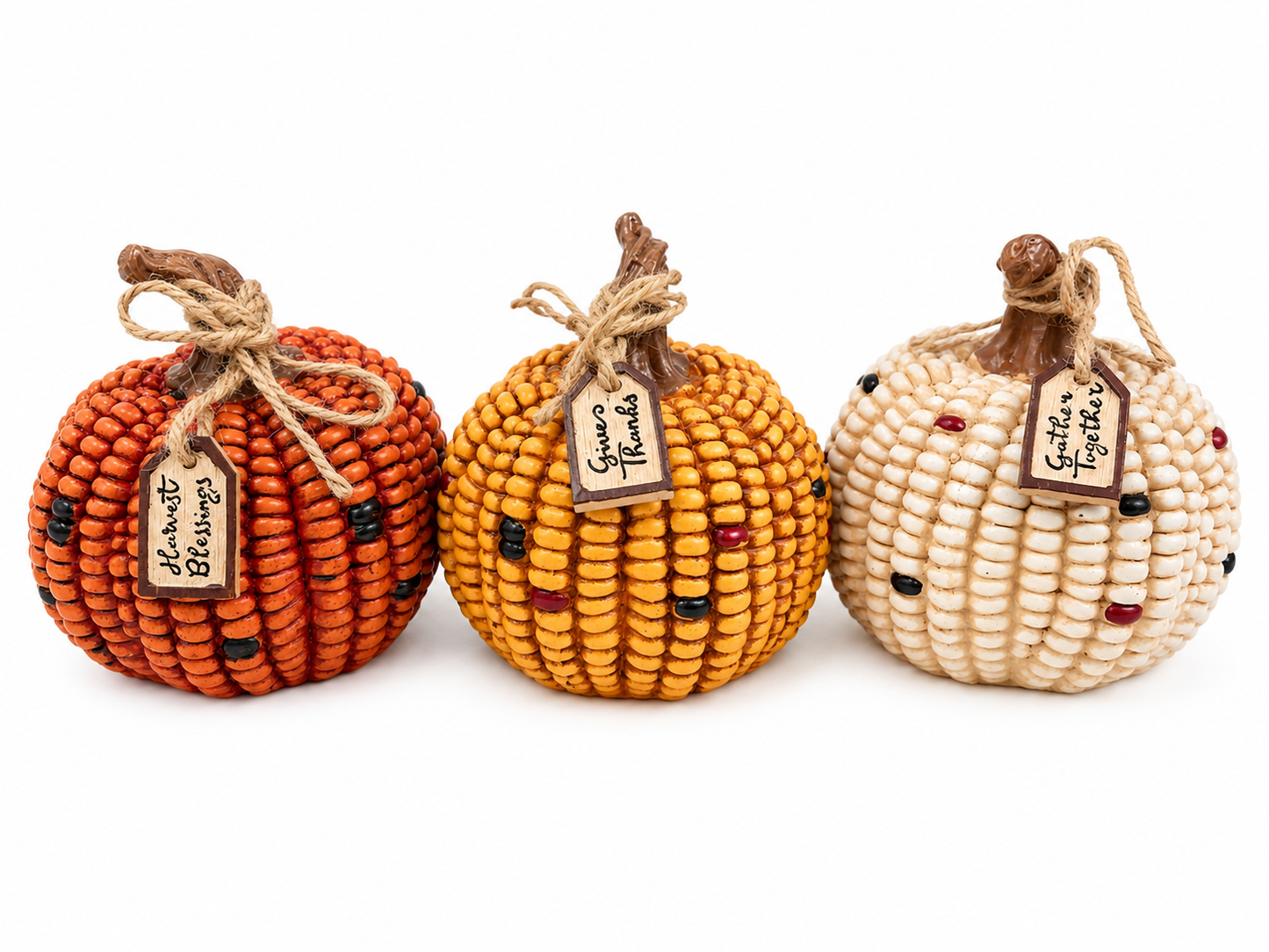 Mini Harvest Corn Pumpkin Trio Set-290 Home/Gift- Simply Simpson's Boutique is a Women's Online Fashion Boutique Located in Jupiter, Florida