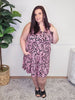 Dear Scarlett Black & Pink Paisley Tiered Dress-240 Dresses- Simply Simpson's Boutique is a Women's Online Fashion Boutique Located in Jupiter, Florida