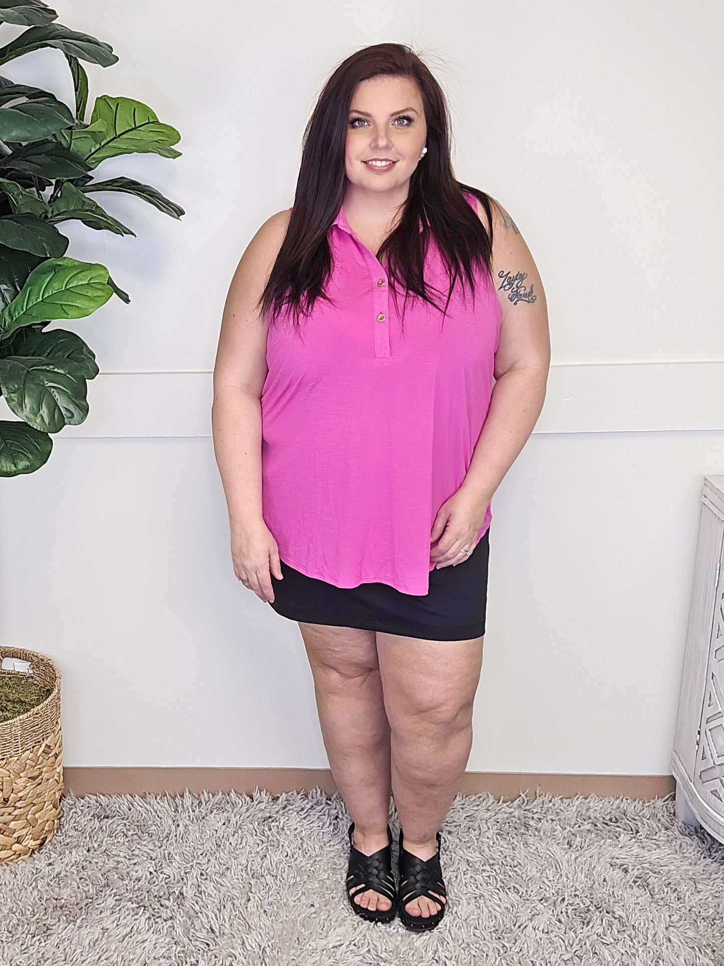 Dear Scarlett Sea Spray Tank-120 Sleeveless- Simply Simpson's Boutique is a Women's Online Fashion Boutique Located in Jupiter, Florida