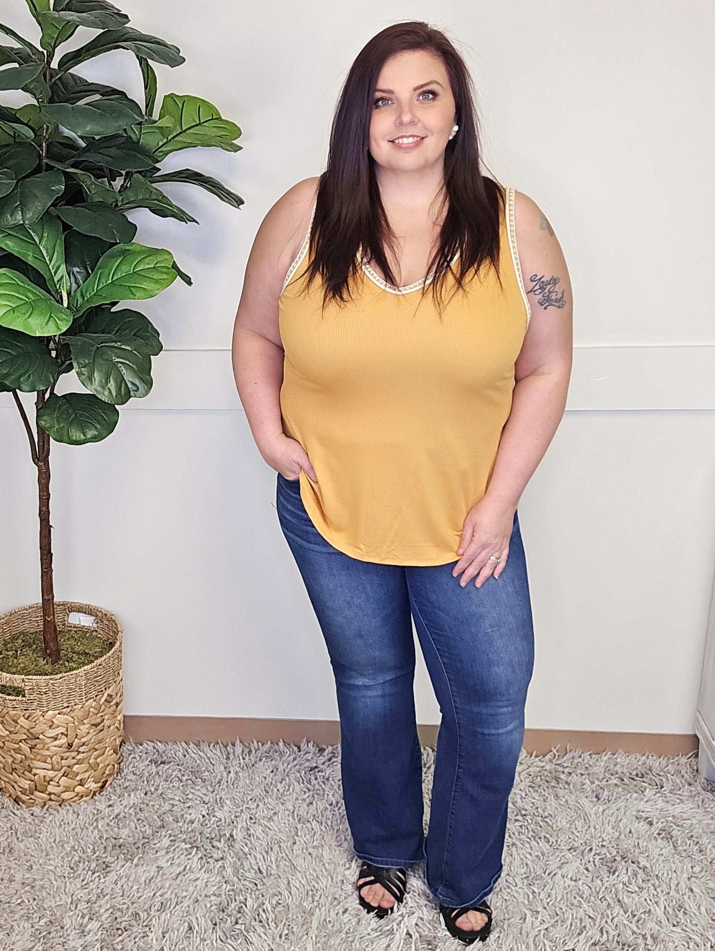 Dear Scarlett Whisper Tank-120 Sleeveless- Simply Simpson's Boutique is a Women's Online Fashion Boutique Located in Jupiter, Florida