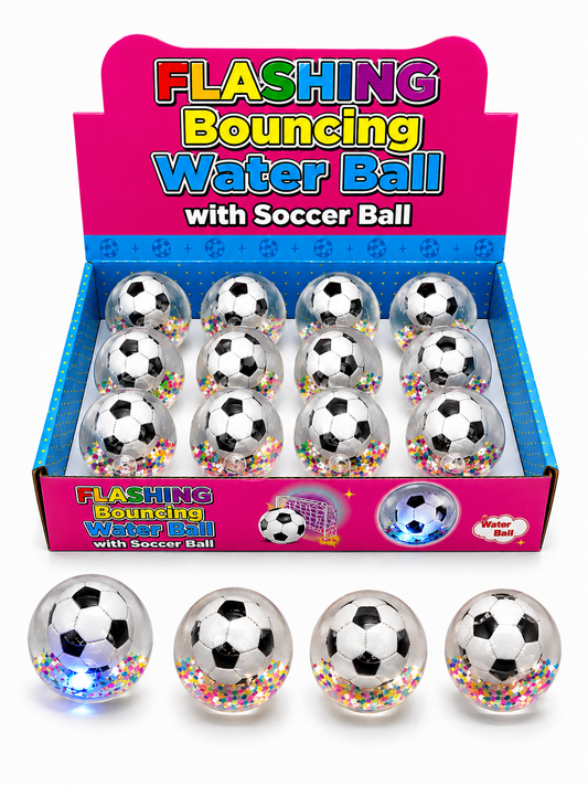 FLASHING Bouncing Water Ball with Soccer Ball-290 Home/Gift- Simply Simpson's Boutique is a Women's Online Fashion Boutique Located in Jupiter, Florida