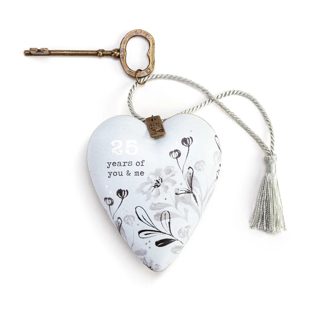 25 Years of You & Me Art Heart-290 Home/Gift- Simply Simpson's Boutique is a Women's Online Fashion Boutique Located in Jupiter, Florida