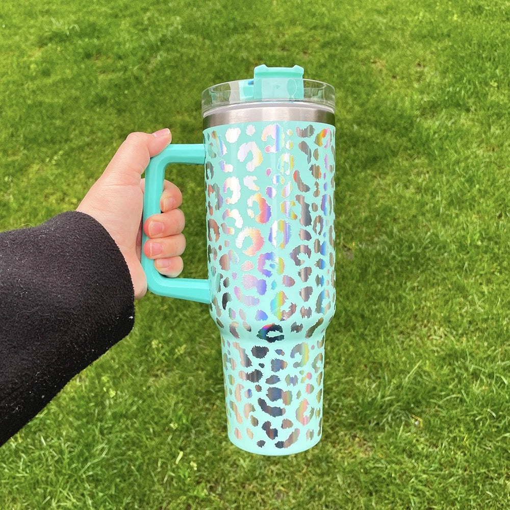 40 OZ Holographic Tumblers-290 Home/Gift- Simply Simpson's Boutique is a Women's Online Fashion Boutique Located in Jupiter, Florida