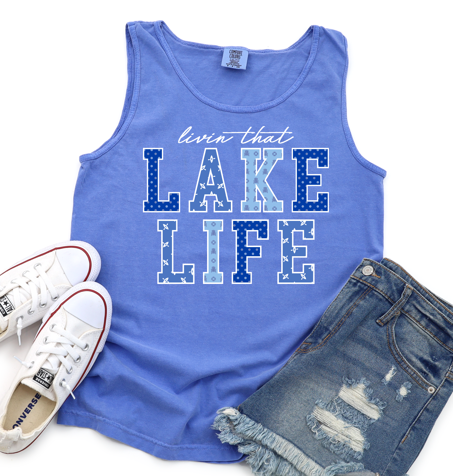 Livin That Lake Life-Graphic Tee- Simply Simpson's Boutique is a Women's Online Fashion Boutique Located in Jupiter, Florida