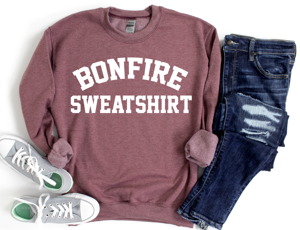 Bonfire Sweatshirt-Sweatshirts- Simply Simpson's Boutique is a Women's Online Fashion Boutique Located in Jupiter, Florida