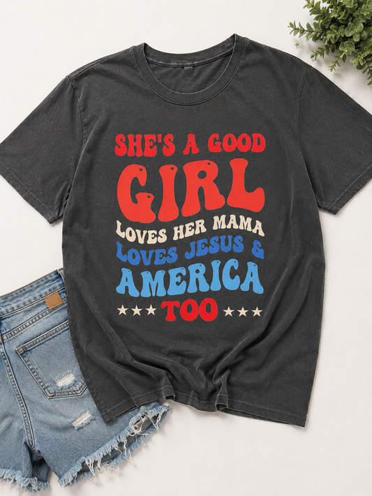 Preorder She's A Good Girl Lyrics Graphic Tee-140 Graphic Tees- Simply Simpson's Boutique is a Women's Online Fashion Boutique Located in Jupiter, Florida