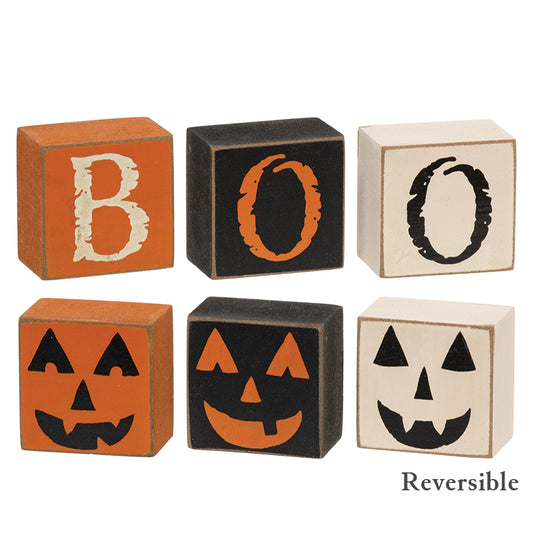 Boo & Jack Reversible Mini Blocks - 3 Pack-290 Home/Gift- Simply Simpson's Boutique is a Women's Online Fashion Boutique Located in Jupiter, Florida