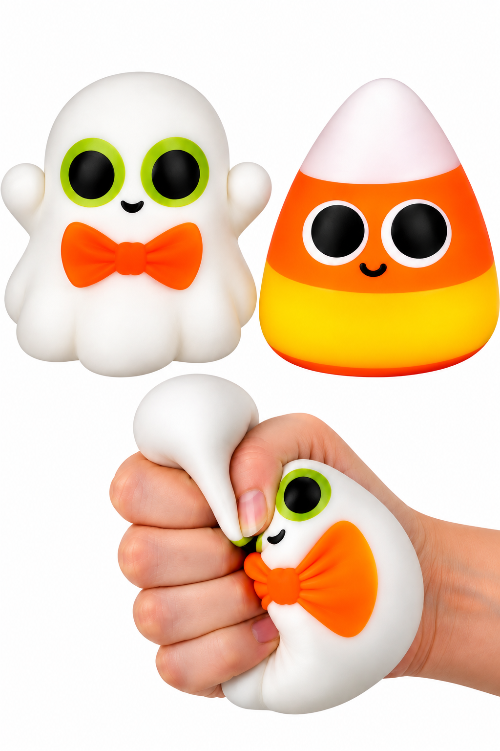 Halloween Ghost & Candy Corn Squishies-290 Home/Gift- Simply Simpson's Boutique is a Women's Online Fashion Boutique Located in Jupiter, Florida