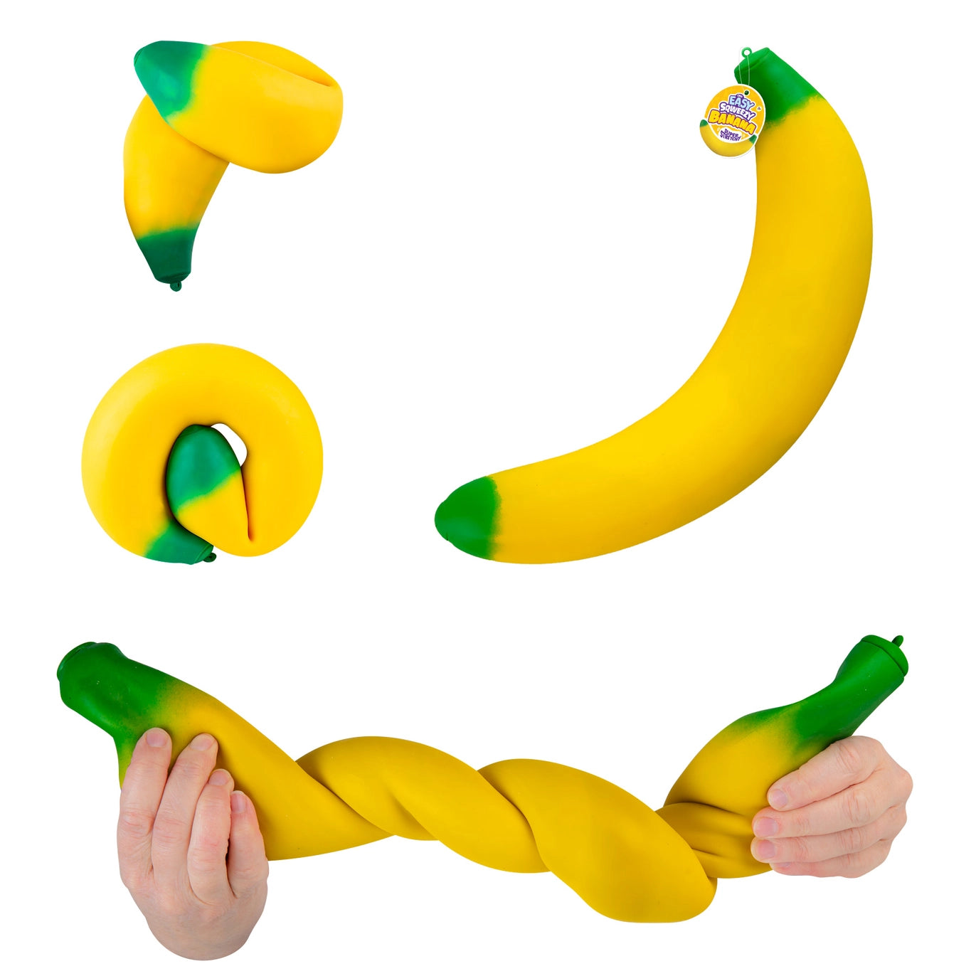 Jumbo Banana Squishy (Stretches to 6 Feet)-290 Home/Gift- Simply Simpson's Boutique is a Women's Online Fashion Boutique Located in Jupiter, Florida
