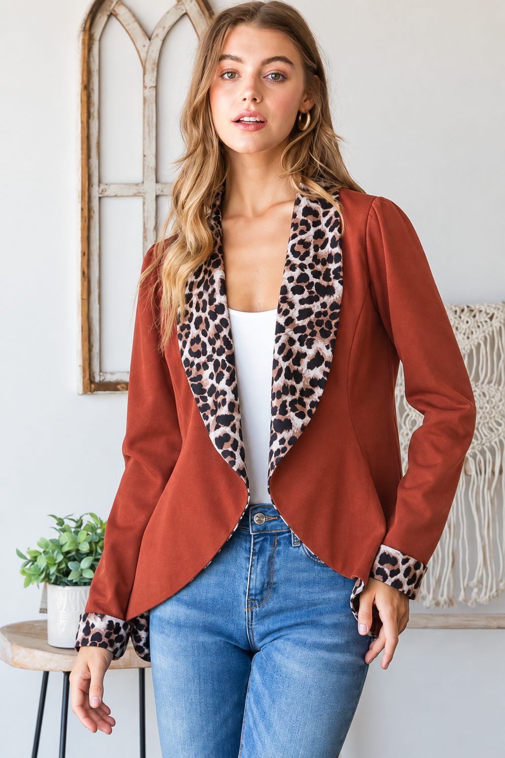 Rust Wild Side Blazer