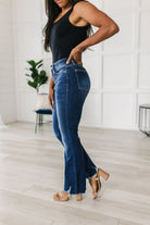 Judy Blue Raw Hem Bootcut Jeans-200 Jeans- Simply Simpson's Boutique is a Women's Online Fashion Boutique Located in Jupiter, Florida