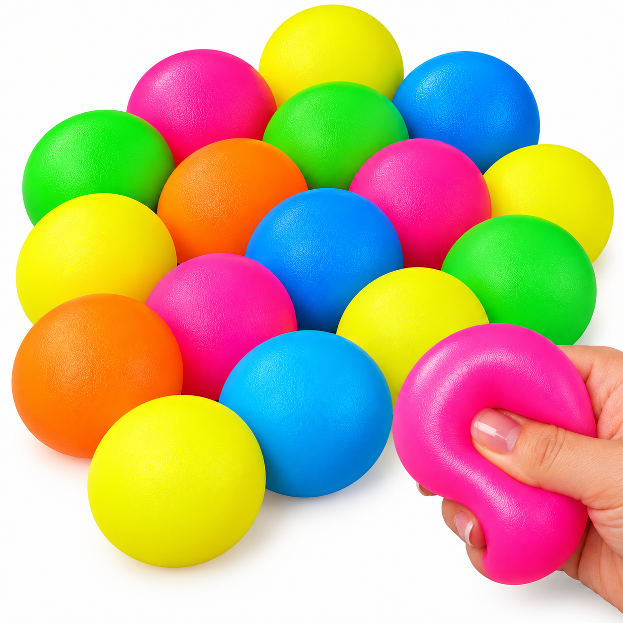 Neon Sugar Ball Maltose Squishy
