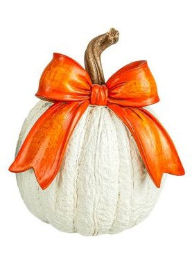 Ribbon Bow Pumpkin Tabletop-290 Home/Gift- Simply Simpson's Boutique is a Women's Online Fashion Boutique Located in Jupiter, Florida