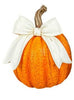 Ribbon Bow Pumpkin Tabletop-290 Home/Gift- Simply Simpson's Boutique is a Women's Online Fashion Boutique Located in Jupiter, Florida