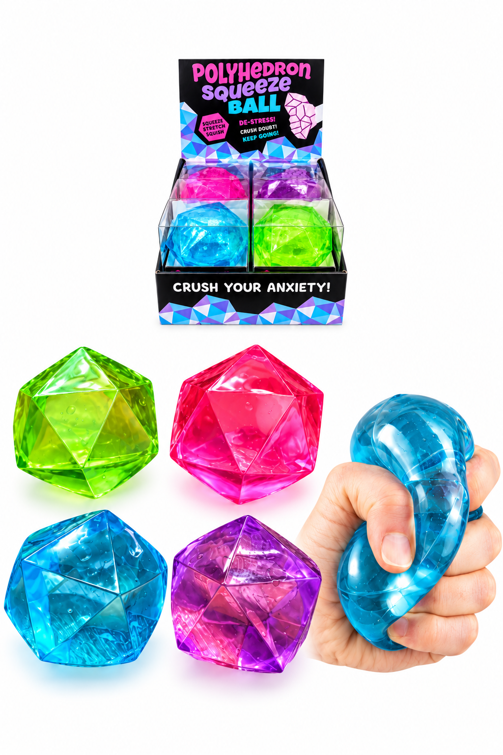 Crystal Gem Squishies-290 Home/Gift- Simply Simpson's Boutique is a Women's Online Fashion Boutique Located in Jupiter, Florida