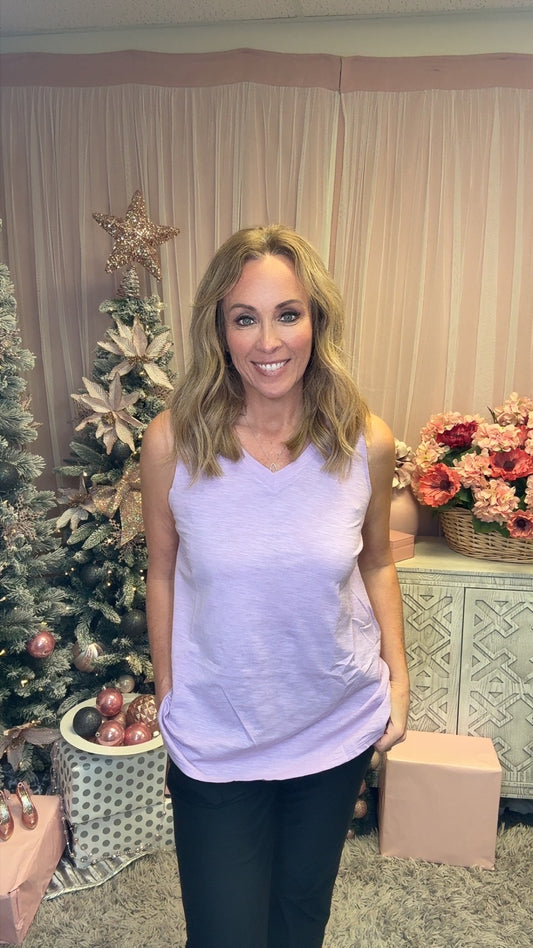 Andree by Unit Lightweight Tank-120 Sleeveless- Simply Simpson's Boutique is a Women's Online Fashion Boutique Located in Jupiter, Florida