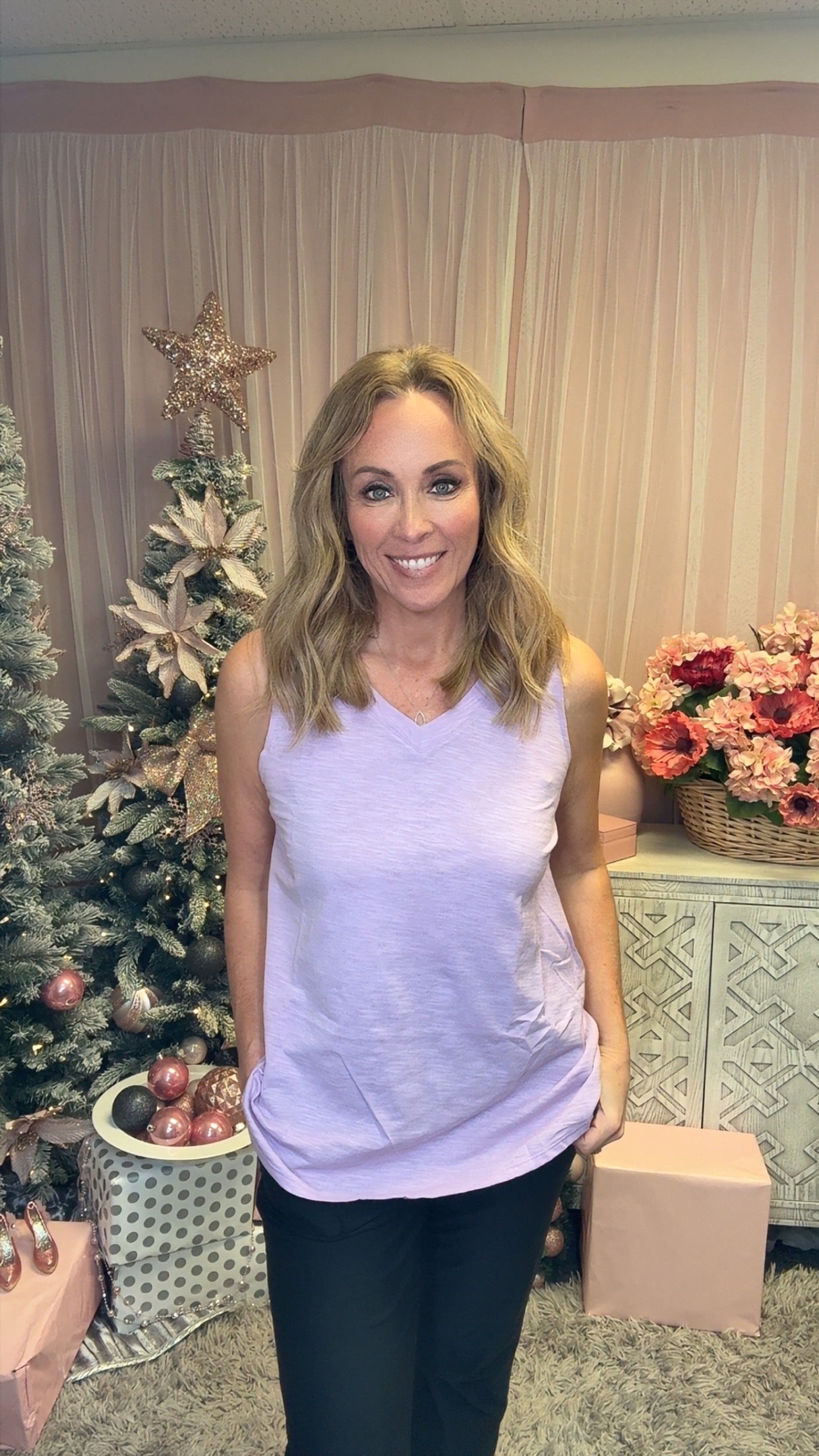 Andree by Unit Lightweight Tank-120 Sleeveless- Simply Simpson's Boutique is a Women's Online Fashion Boutique Located in Jupiter, Florida