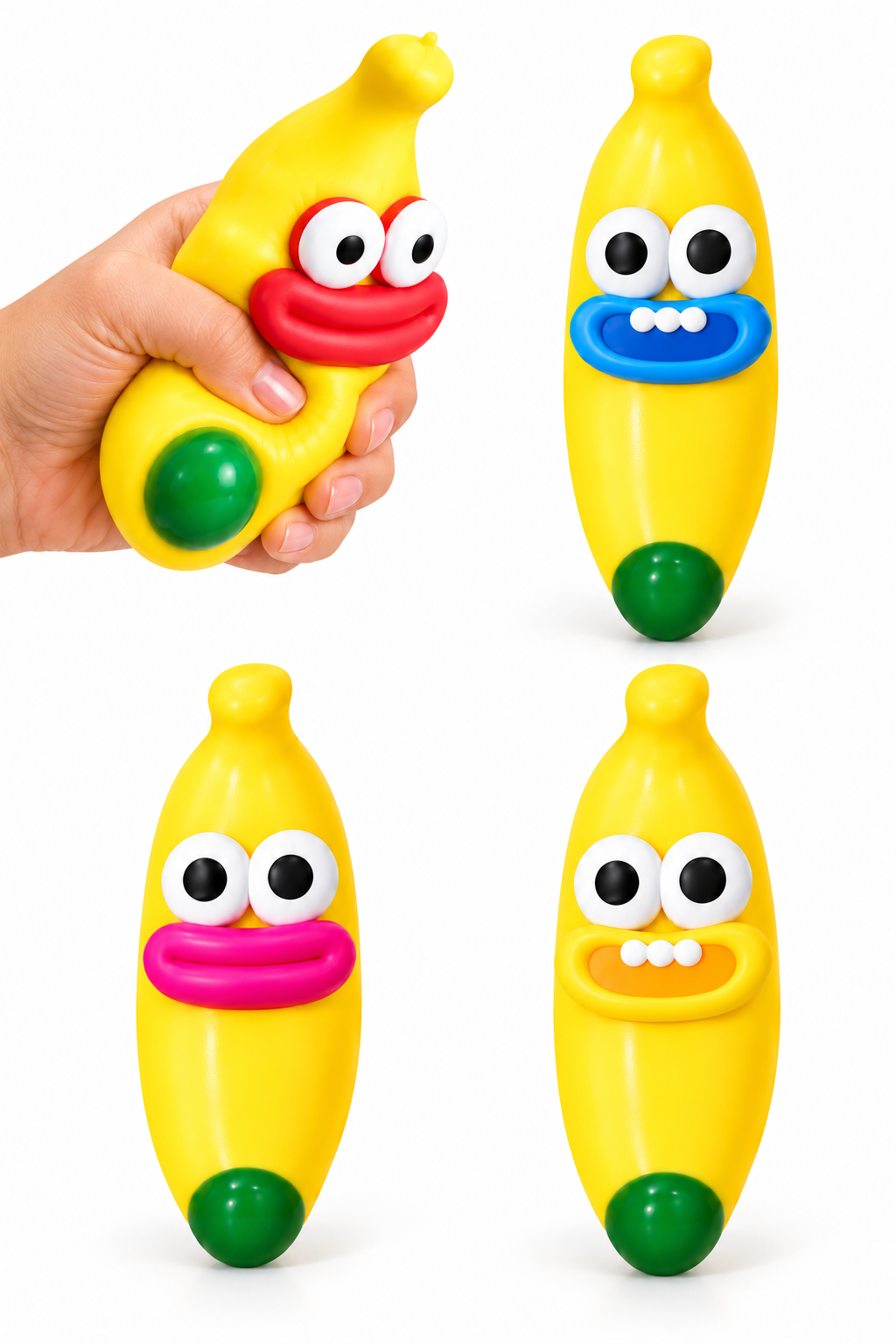 Crunchy Emoji Banana Squishy-290 Home/Gift- Simply Simpson's Boutique is a Women's Online Fashion Boutique Located in Jupiter, Florida