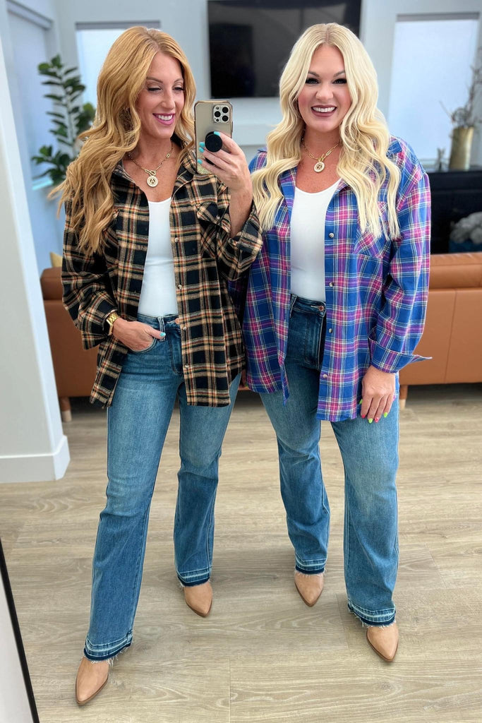 Fire & Rain Flannels-110 Long Sleeves- Simply Simpson's Boutique is a Women's Online Fashion Boutique Located in Jupiter, Florida