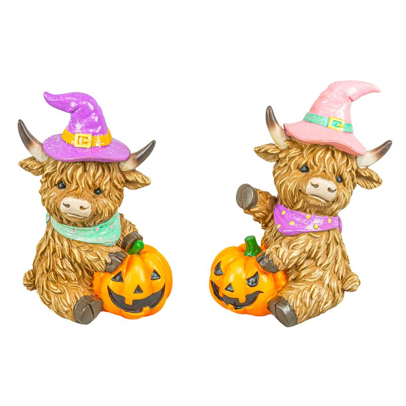 Witchy Pastel Highland Calf Sitter