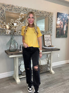 Judy Blue Half Rigid Black Straight Leg Jeans-200 Jeans- Simply Simpson's Boutique is a Women's Online Fashion Boutique Located in Jupiter, Florida