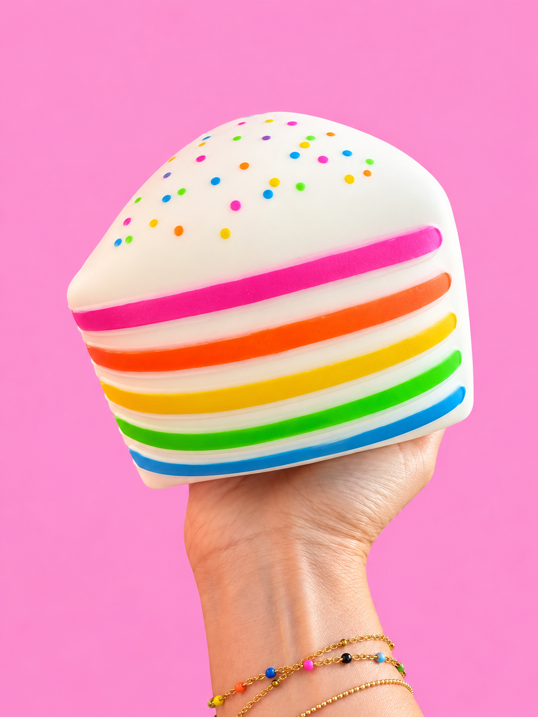 Jumbo Rainbow Cake Squishy-290 Home/Gift- Simply Simpson's Boutique is a Women's Online Fashion Boutique Located in Jupiter, Florida