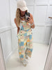 Floral Patchwork Denim Overalls-200 Jeans- Simply Simpson's Boutique is a Women's Online Fashion Boutique Located in Jupiter, Florida
