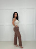Brown Acid Washed Fryed Hem Jeans- Simply Simpson's Boutique is a Women's Online Fashion Boutique Located in Jupiter, Florida