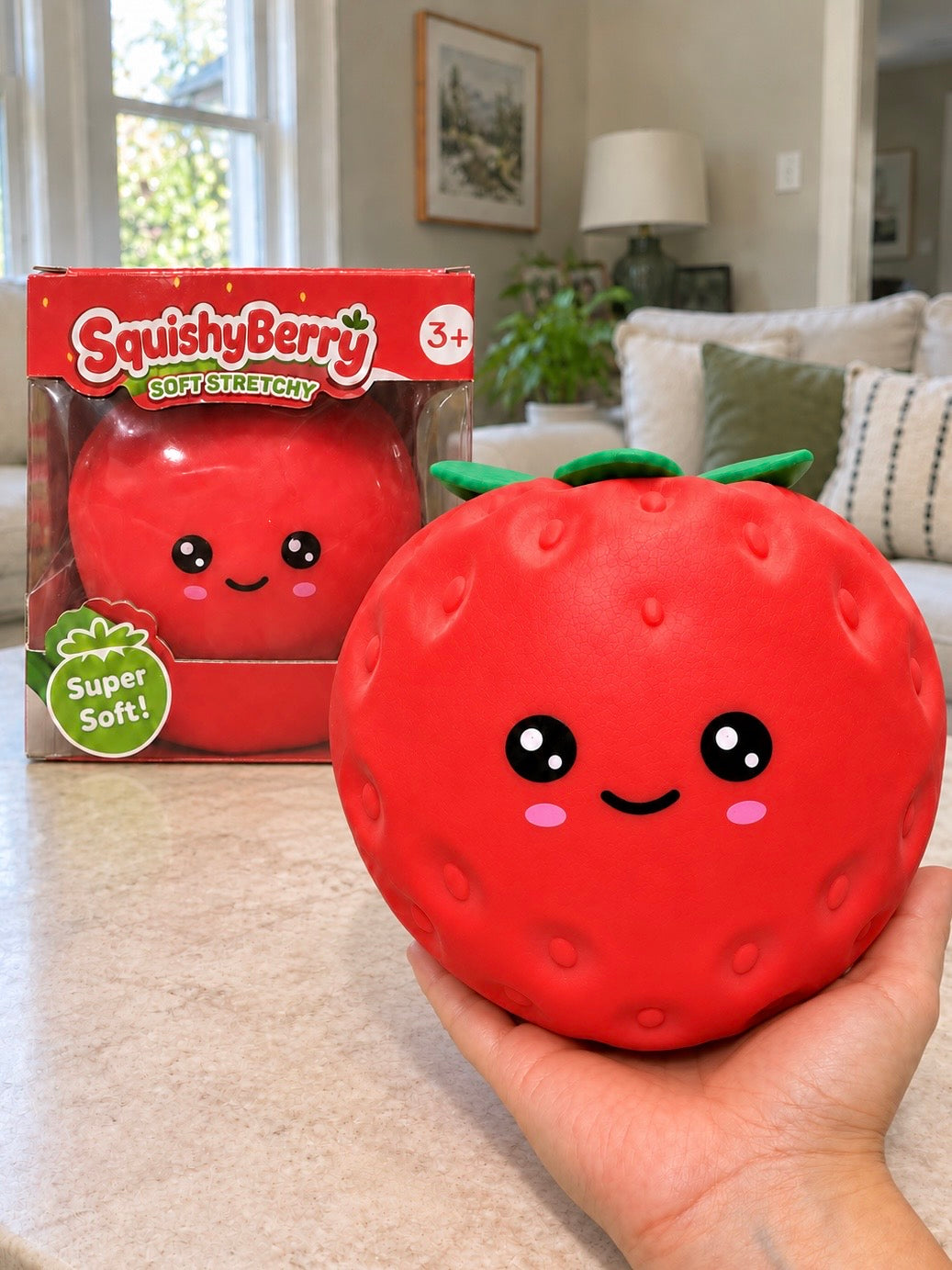 Jumbo Strawberry Squishy