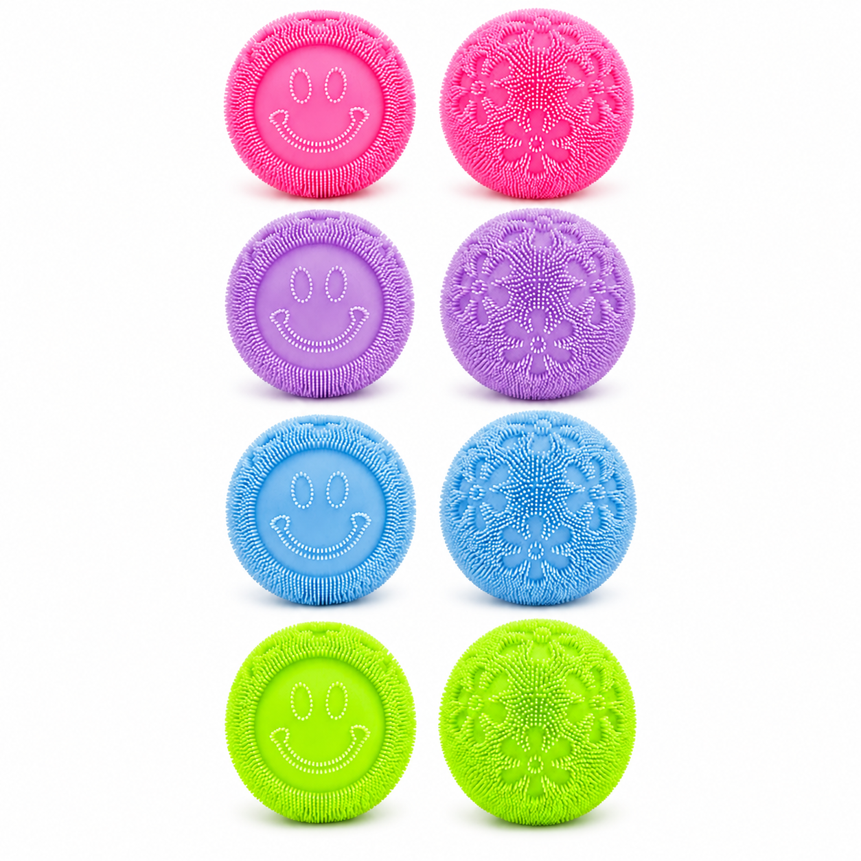 Fuzz Ball Smiley Face Squish Toy-290 Home/Gift- Simply Simpson's Boutique is a Women's Online Fashion Boutique Located in Jupiter, Florida