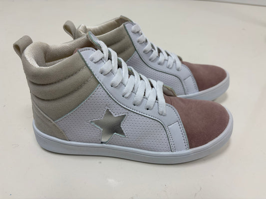 Makers Blush Contrast Star Sneakers-260 Shoes- Simply Simpson's Boutique is a Women's Online Fashion Boutique Located in Jupiter, Florida