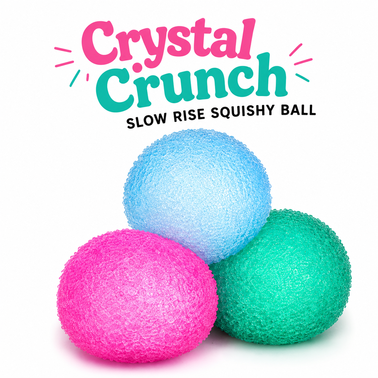 Crystal Crunch Slow Rise Squish Ball