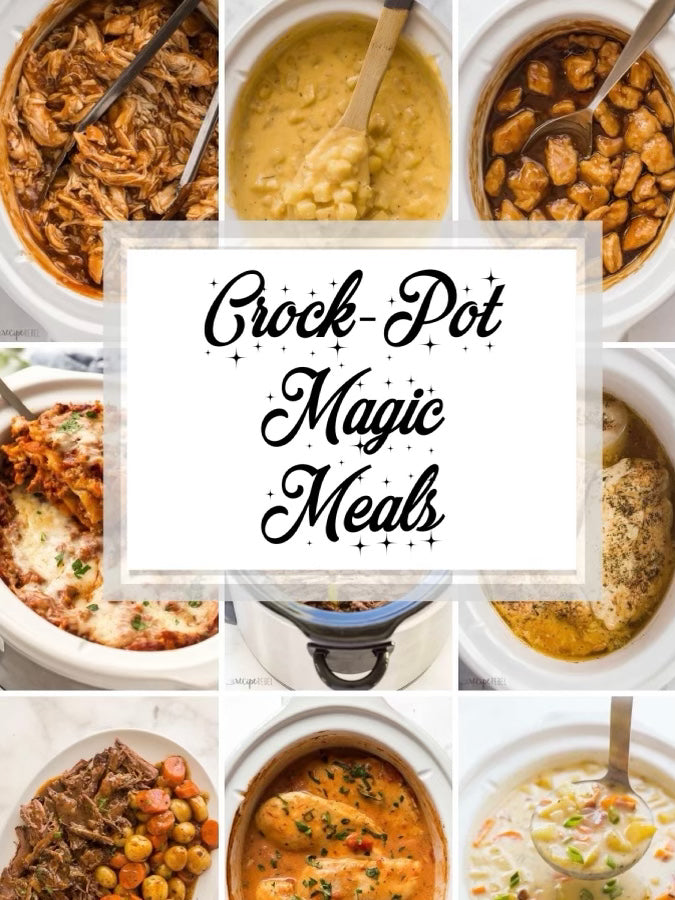 Crock-Pot Magic Meals-Snacks & Treats- Simply Simpson's Boutique is a Women's Online Fashion Boutique Located in Jupiter, Florida